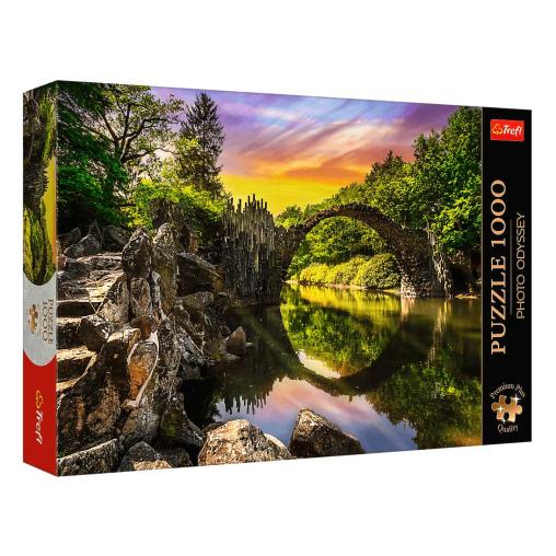 Puzzle Trefl Puente Rakotz En Kromlau, Alemania de 1000 Piezas