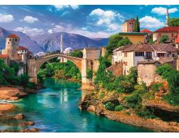 Puzzle Trefl Puente Viejo en Mostar, Bosnia de 500 Pzs