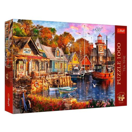 Puzzle Trefl Puerto Costero de 1000 Piezas