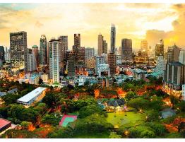 Puzzle Trefl Puesta de Sol en Bangkok de 3000 Piezas