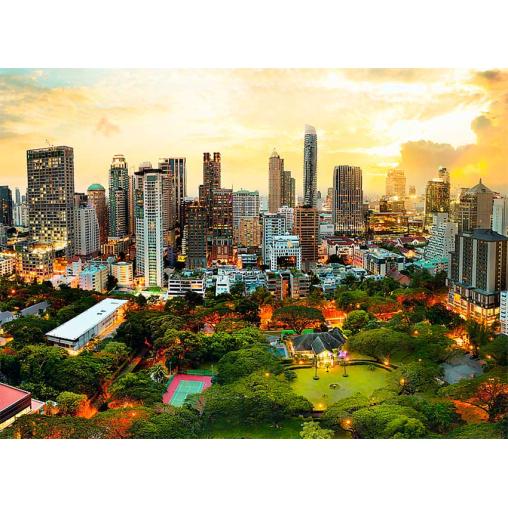 Puzzle Trefl Puesta de Sol en Bangkok de 3000 Piezas