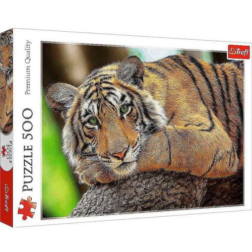 Puzzle Trefl Retrato de Tigre de 500 Piezas