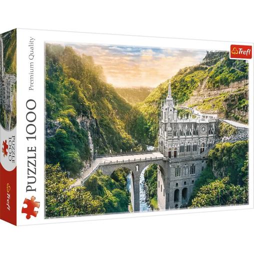 Puzzle Trefl Santuario de Las Lajas, Colombia de 1000 Piezas