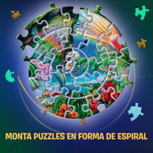 Puzzle Trefl Spiral Animales Tropicales de 1000 Piezas