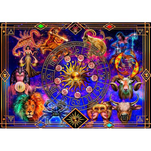 Puzzle Trefl Spiral Signos del Zodiaco de 1000 Piezas