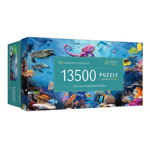 Puzzle Trefl Sumérgete En El Paraíso Submarino de 13500 Pzs