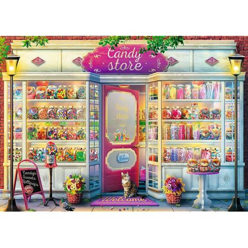 Puzzle Trefl Tienda de Golosinas de 500 Piezas