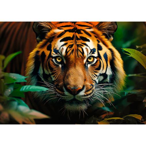 Puzzle Trefl Tigre Salvaje de 1000 Piezas