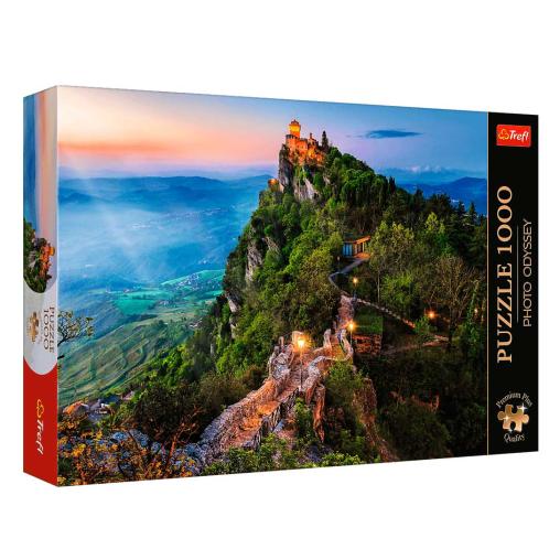 Puzzle Trefl Torre Cesta, San Marino de 1000 Piezas