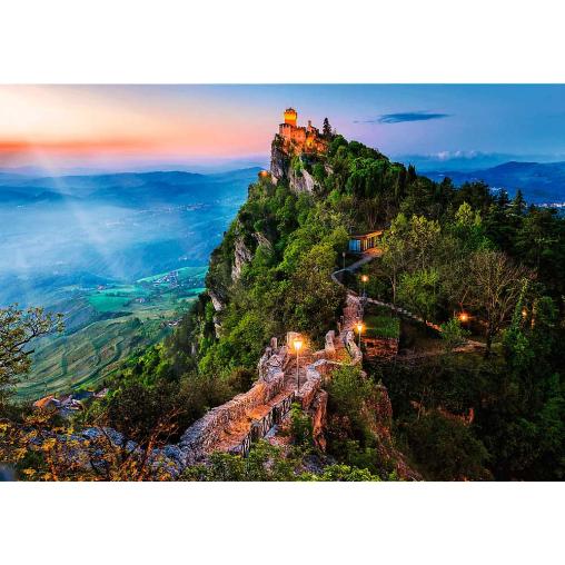 Puzzle Trefl Torre Cesta, San Marino de 1000 Piezas