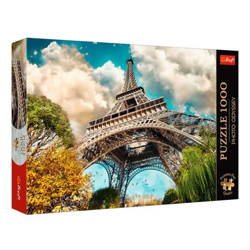 Puzzle Trefl Torre Eiffel En París, Francia de 1000 Piezas