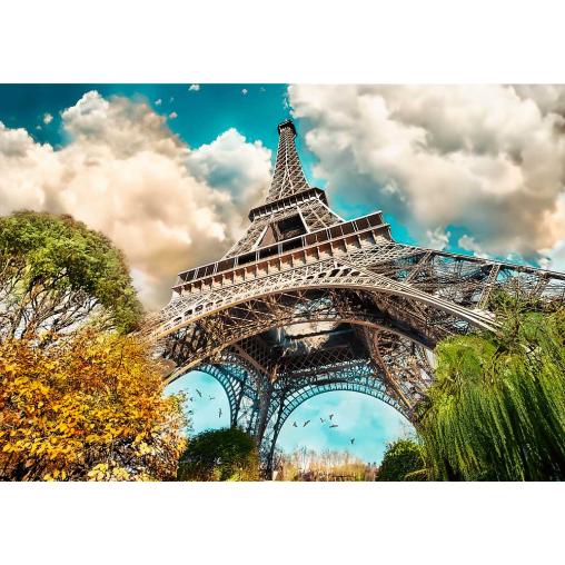 Puzzle Trefl Torre Eiffel En París, Francia de 1000 Piezas