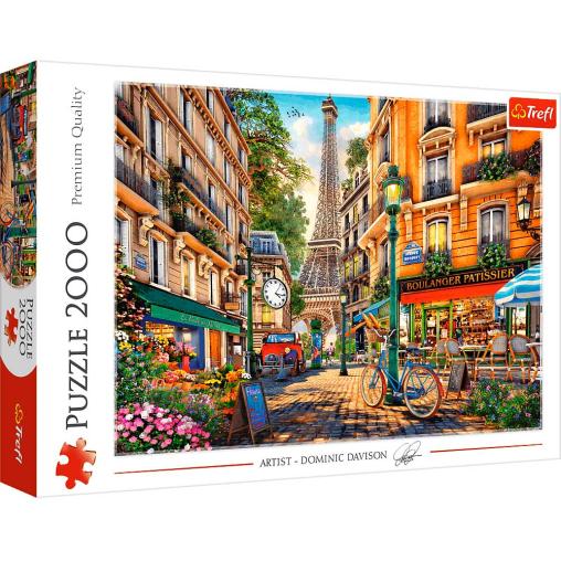 Puzzle Trefl Tarde en París de 2000 Piezas