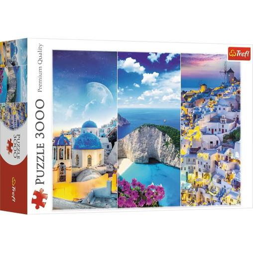 Puzzle Trefl Vacaciones Griegas de 3000 Piezas