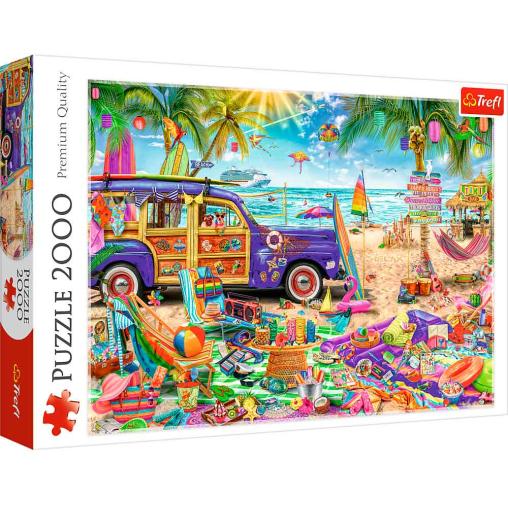 Puzzle Trefl Vacaciones Tropicales de 2000 Piezas