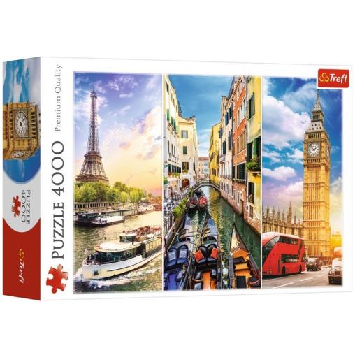 Puzzle Trefl Viaje por Europa de 4000 Piezas