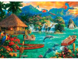 Puzzle Trefl Vida en la Isla de 3000 Piezas