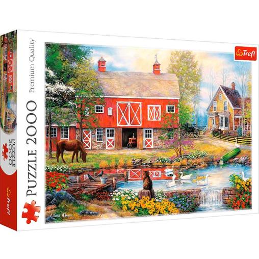 Puzzle Trefl Vida Rural de 2000 Piezas