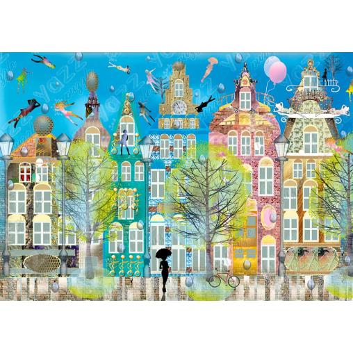 Puzzle Yazz Ciudad Belga de 1000 Piezas