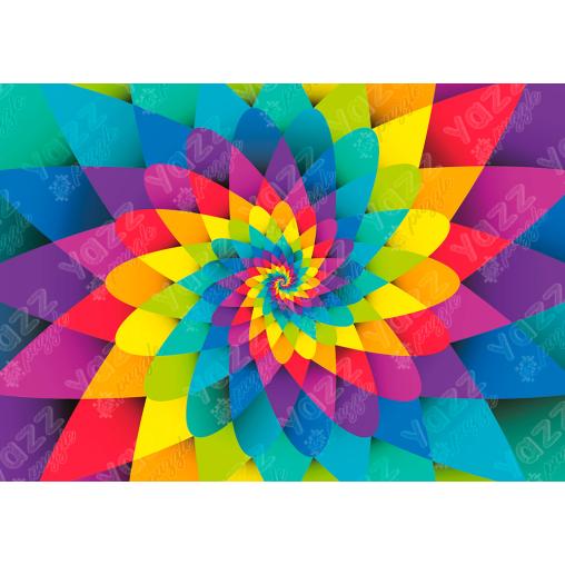 Puzzle Yazz Espiral del Arco Iris de 1000 Piezas