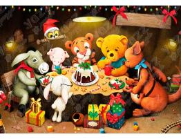 Puzzle Yazz La Navidad de Winnie de 1000 Piezas