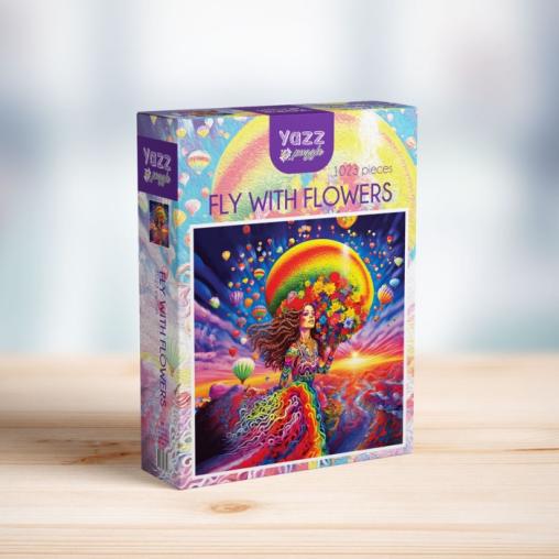 Puzzle Yazz Volar con Flores de 1023 Piezas